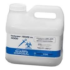 Isolyser SMS Sharps Mail-Back Disposal System, 5.8 Liter , WCM SMS4000M