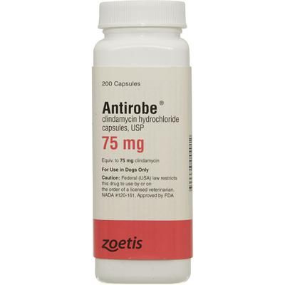 Antirobe Capsules 75 mg, 200/Bottle , ZOETIS 10017102
