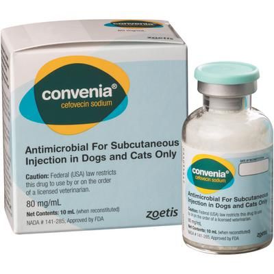 Convenia Antibiotic 10 ml Vial , ZOETIS 10001498