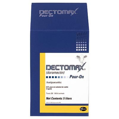 Dectomax Pour-On Solution 5 Liter, 2/Case , ZOETIS 10000456