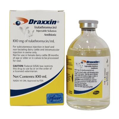 Draxxin Injectable Solution 100 ml , ZOETIS 10001830