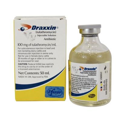 Draxxin Injectable Solution , 50 ml , ZOETIS 10002349