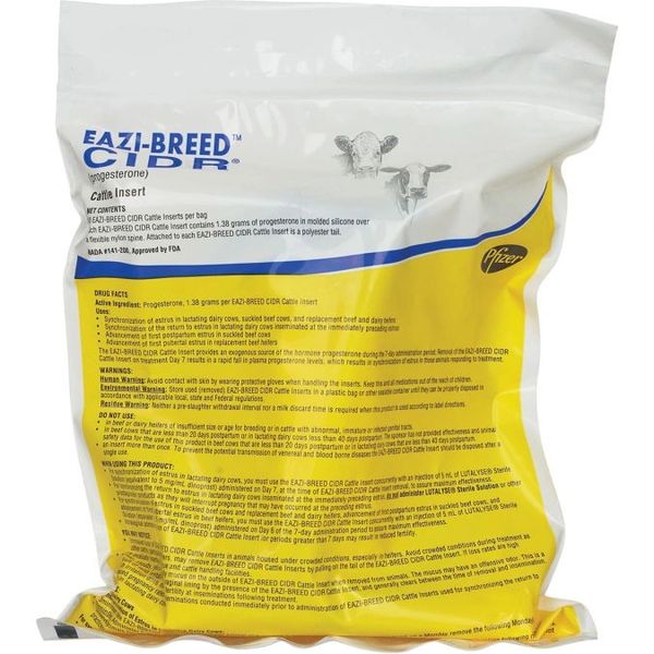 Eazi-Breed CIDR Sheep Insert 20/Pkg , ZOETIS 10003543