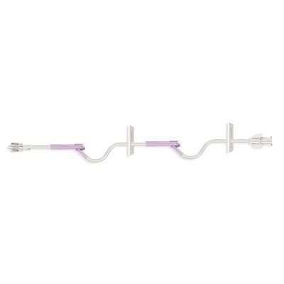 IV Administration Extension Set 32" Macrobore, 2 Ports, 2 Slide Clamps, Winged Connector , 50/Case, ZOETIS 10014511