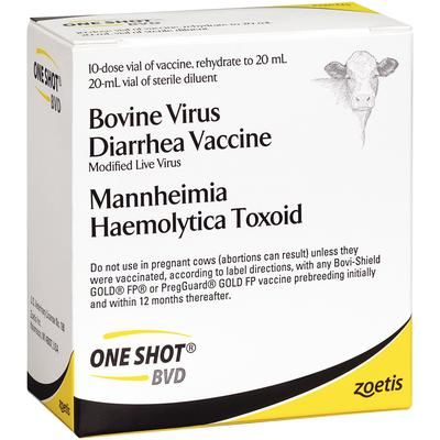 One Shot BVD 10 Dose Vial , ZOETIS 10009254