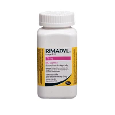 Rimadyl Caplets , 75 mg , 180/Bottle , ZOETIS 10000331