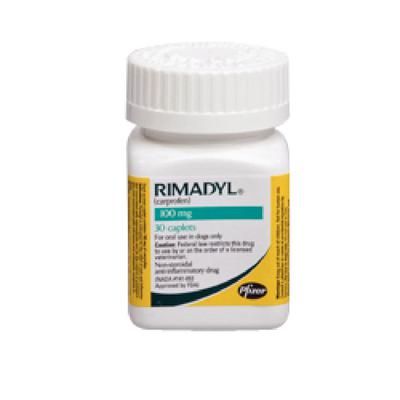 Rimadyl Caplets 100 mg , 30/Bottle , ZOETIS 10000720