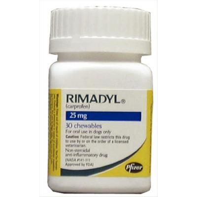 Rimadyl Chewable Tablets 25 mg , 30/Bottle , ZOETIS 10000721