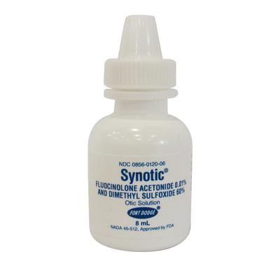 Synotic Otic Solution 8 ml , 12/Case , ZOETIS 10004130