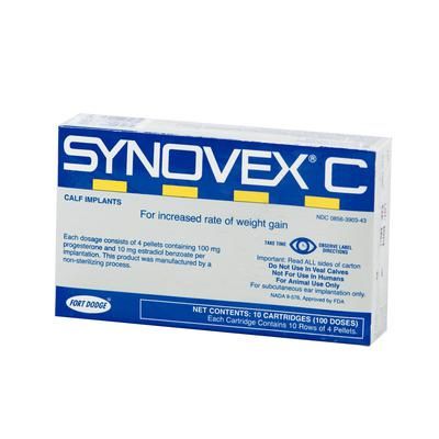 Synovex S 100 Doses, (10 Dose Clips) , ZOETIS 10014340