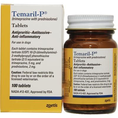 Temaril-P Itch Relief Tablets 100/Bottle , ZOETIS 10000326