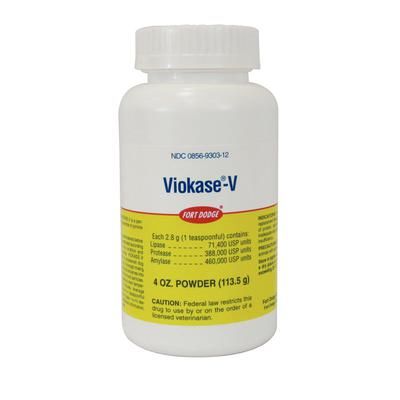 Viokase-V Powder 4 oz , ZOETIS 10023036