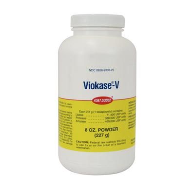 Viokase-V Powder 8 oz , ZOETIS 10023034