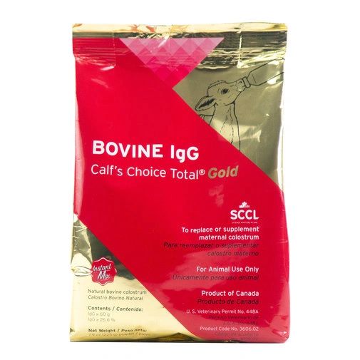 Calf's Choice Total Gold Bovine IgG Colostrum Replacement, 225gm/Pack , Each , 30/Case , Alta X009