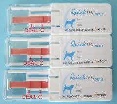 Quick Test DEA 1 Canine Blood Typing Test , Alvedia 46210