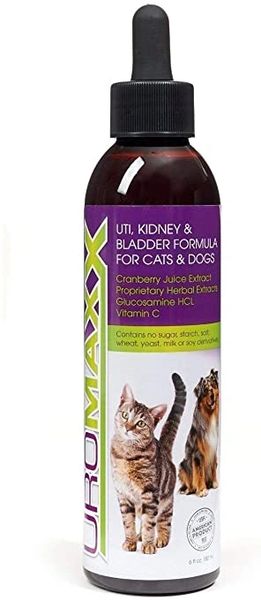 UroMAXX UTI / Kidney / Bladder Formula for Dogs and Cats, 6oz ,12/Case , Animal Nutritional UR006