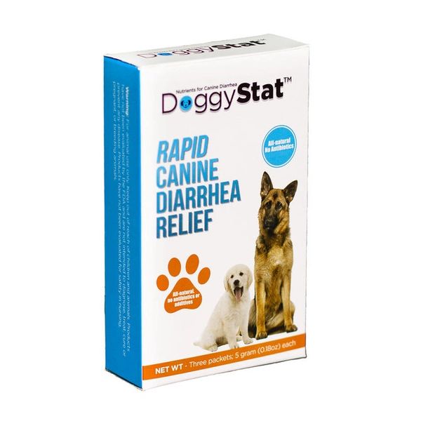 DoggyStat Rapid Canine Anti-Diarrheal, 5gm x 3 , Anubis DS1001