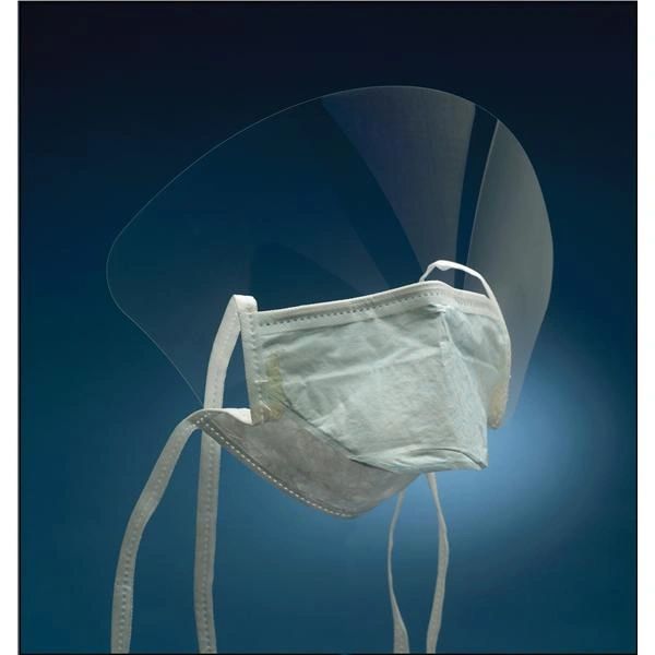 Combination Mask / Shield Surgical 3M Duckbill / Pleated ASTM Level 2 Blu 50/Bx , 4 Box/Case, 3M 1838FSG