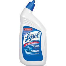 Professional Lysol Toilet Bowl Cleaner Acid Based Manual Squeeze Liquid 32 oz. Bottle , 12/Case Wintergreen Scent NonSterile , Lagasse RAC74278CT