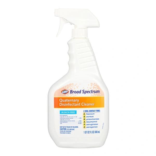 Cleaner & Disinfectant Surface Spray Clorox Broad Spectrum Trigger Bottle Fragrance Free 32oz/Bottle, 9 BT/Case , Colorox HCH 30649