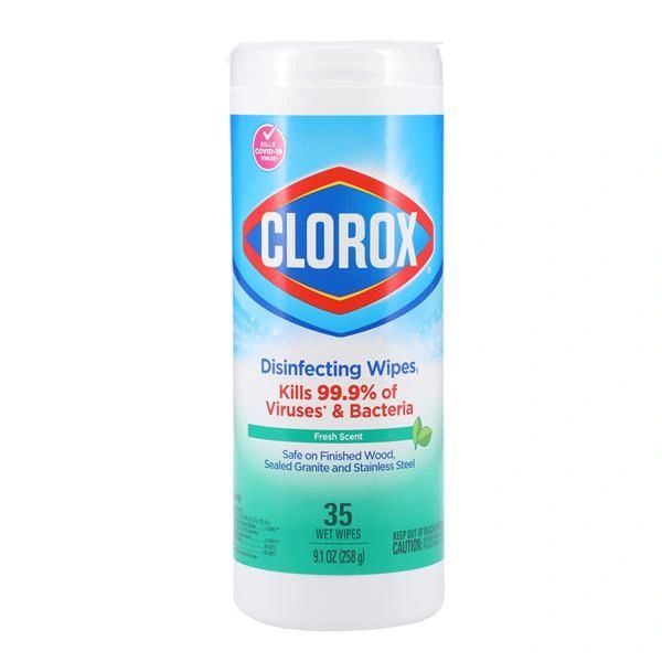 Colorox Wipes Disinfectant Clorox 35/Can,Each , 12/Case, Colorox CLO01593CT