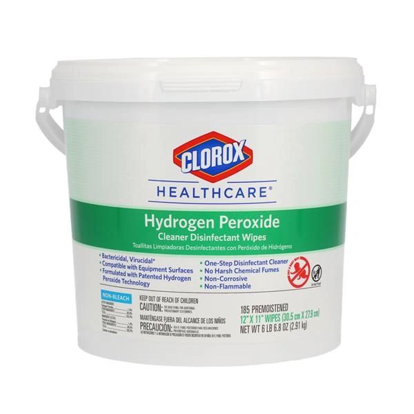 Colorox Disinfectant Surface Wipe 12 in x 11 in Bucket 185x2/Case , Colorox HCH 30826