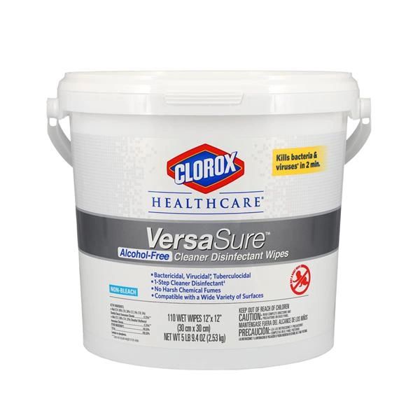 Colorox Wipes Surface Disinfectant , Clorox VersaSure 12 in x 12 in Tub 110/Package, Each , 2 PK/Case , Colorox HCH 31759