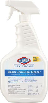 Clorox Bleach Germicidal Cleaner 22oz/Bt ,Each , 8/Case , Clorox 68967