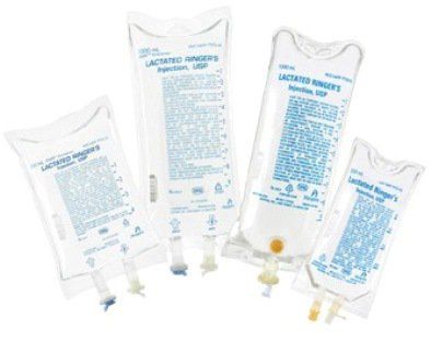 Replacement Preparation Lactated Ringer's Solution IV Solution Flexible Bag 250 mL , 24/CASE, ICU 795302 , Short Dated , Exp.10/2021,$39.99/Case , Free Shipping