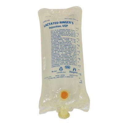 Replacement Preparation Lactated Ringer's Solution IV Solution Flexible Bag 1,000 mL , 12/Case , ICU 795309 , Short Dated , Exp. 10/2021 , $39.99/Case , Free Shipping