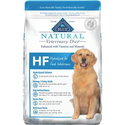 BLUE Natural Veterinary Diet Canine HF Hydrolyzed for Food Intolerance 22 lb Bag , BLUE BUFFALO 801233