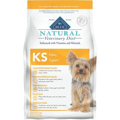 BLUE Natural Veterinary Diet Canine KS Kidney Support 6 lb Bag (5 Bag/Case ) , BLUE BUFFALO 801381