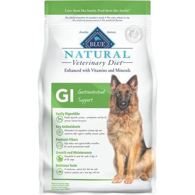 BLUE Natural Veterinary Diet Canine GI Gastrointestinal Support 6 lb Bag (5 bag/Case ) , BLUE BUFFALO 801232