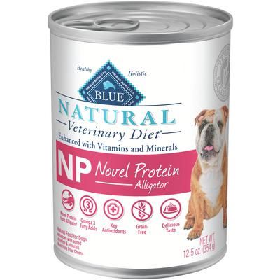 BLUE Natural Veterinary Diet Canine NP Novel Protein Alligator 12.5 oz Can, 12/Pkg , BLUE BUFFALO 801644