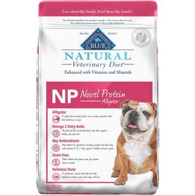 BLUE Natural Veterinary Diet Canine NP Novel Protein Alligator 22 lb Bag , BLUE BUFFALO 801382