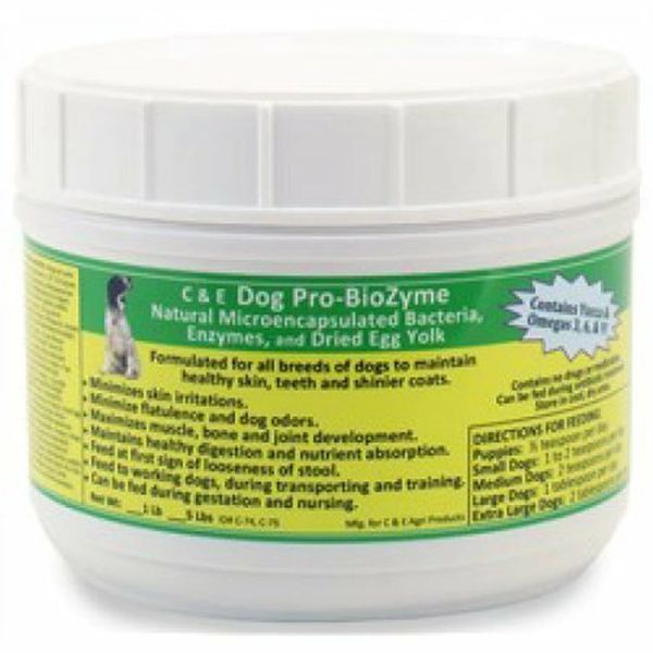 Dog Pro-BioZyme for All Breeds, 1lb , C and E Agri C74