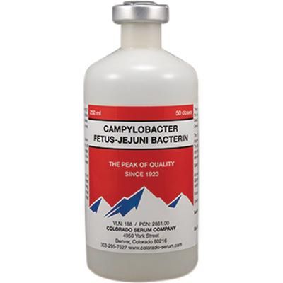 Campylobacter Fetus-Jejuni Bacterin (Ovine) 250 ml (50 Doses) , COLORADO SERUM 11514