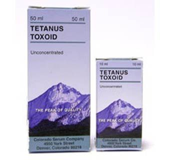 Tetanus Toxoid Vaccine, Unconcentrated, 10 mL , Colorado Serum 11401