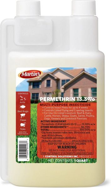 Martin's Permethrin 13.3% Multi-Purpose Insecticide, 1 Quart , Control Solutions 82004493