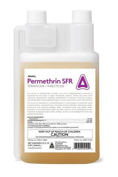 Martin's Permethrin SFR Termiticide / Insecticide, 1 Quart , Control Solutions 4505