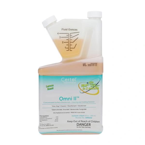 Disinfectant Intermediate Level Omni II 1 Quart Quart/Bottle, Each ,12 EA/Case , Certol OMN232-1