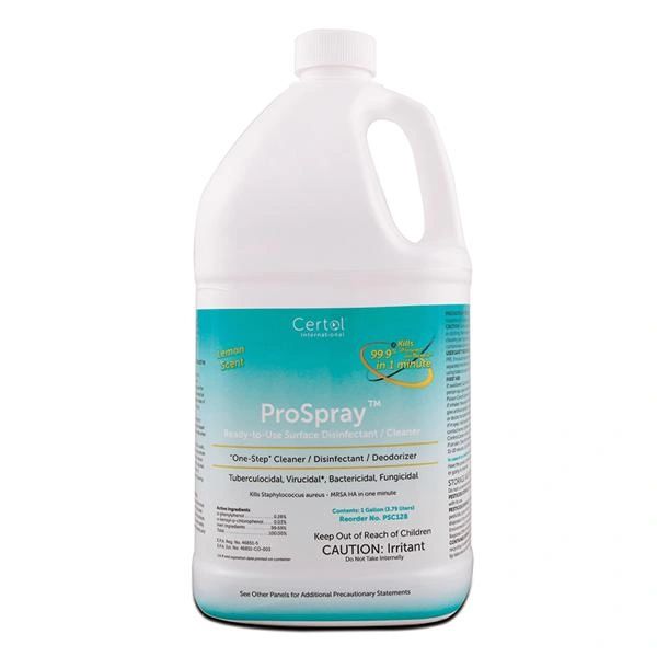 Disinfectant Prospray Refill Lemon 1 Gallon gallon/Bottle, 4 EA/Case , Certol PSC128-1