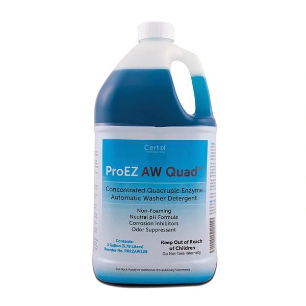 ProEZ Aw Quad Enzymatic Detergent 1 Gallon Fresh Scent 4Ga/Case , Certol PREZAW128-1