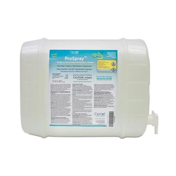 Disinfectant Prospray Refill Lemon 5 Gallon , Each , Certol PSC050-1