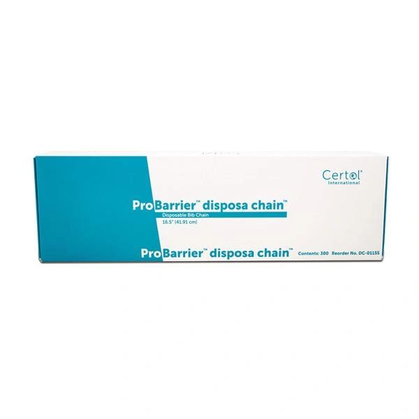 Bib Holder ProBarrier DisposaChain Disposable Cloth 300/Bx, 10 BX/Case , Certol DC-0115S