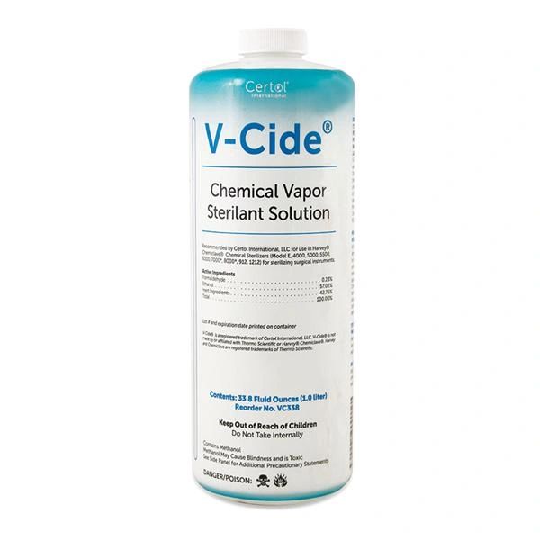 V-Cide Sterilant Solution 1 Liter , Each , 16/Case , Certol VC338-1