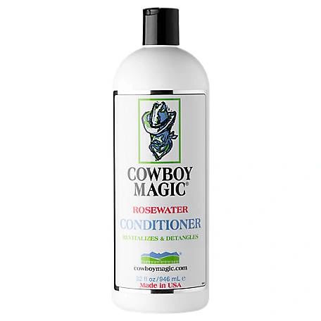 Cowboy Magic Rosewater Conditioner, Concentrated, 32oz , Each , 6/Case , Cowboy 3032