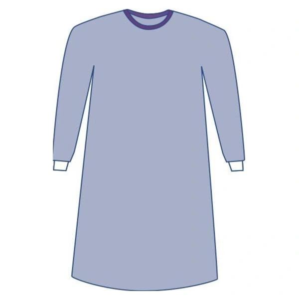 Sirus Non-Reinforced Surgical Gown with Set-In Sleeves, Blue, Large , Each , 30/Case , Medline DYNJP2001S