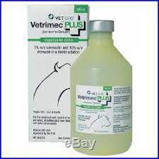 Vetrimec Plus (Ivermectin-Clorsulon) Injection for Cattle, 500mL , Vetone 200-436