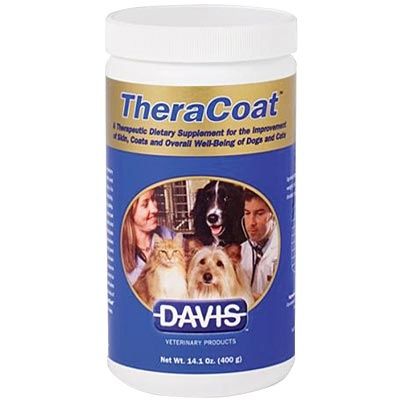 TheraCoat Skin and Coat Supplement for Dogs and Cats, 16oz , Davis TC